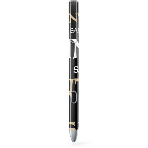 NFL New Orleans Saints Black Blast Galaxy Book 12in Skin